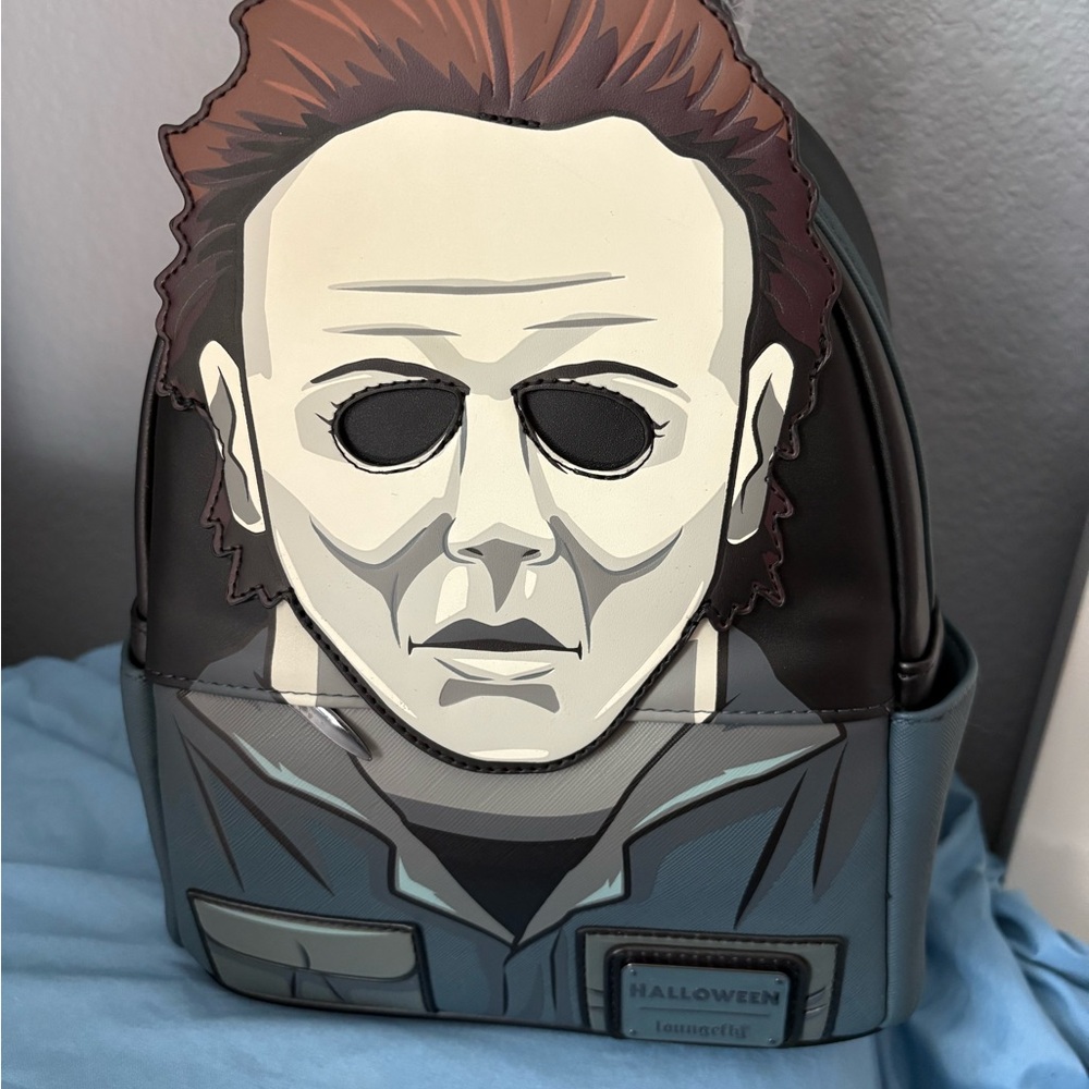 Loungefly Halloween Character Backpack - Black and Gray